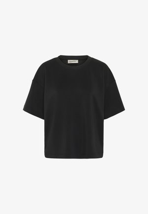 My Essential Wardrobe HELLE EMB BOXY - Tricou basic - black