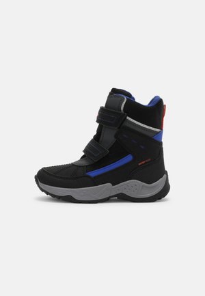 SENTIERO BOY - Stivali da neve - black/royal
