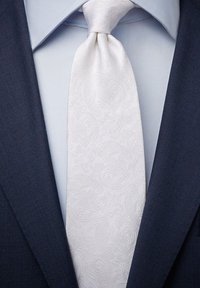 John Henric FORMAL WOVEN - Stropdas - white