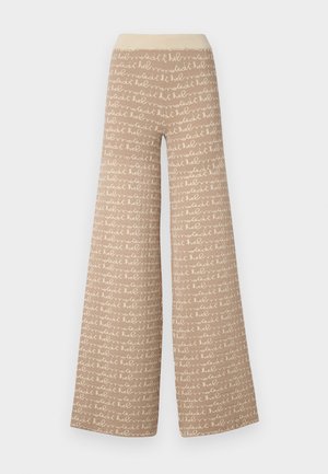 Helmstedt LOGO PANTS - Trousers - beige