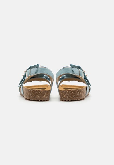 Il Gufo SHOES - Sandaalit nilkkaremmillä - aqua/biege