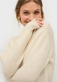 Ellos Collection Strickpullover - cremeweiß