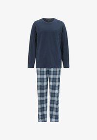 Unausgewählt, blue checked