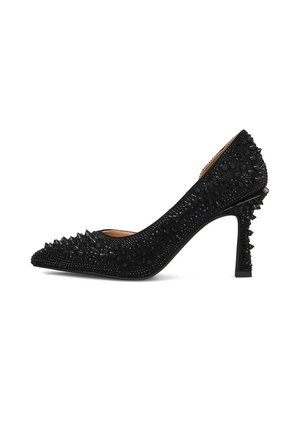 CON PUNTERA AFILADA Y SIN CIERRE - Tacones - black