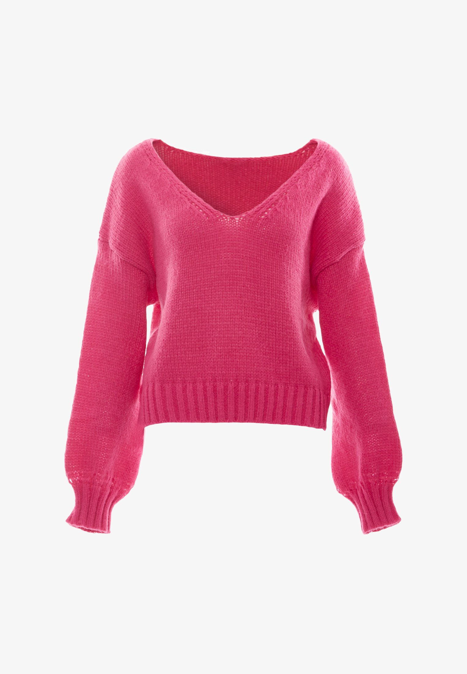 Rosa Strickpullover Weicher Strickpullover MyMo Strickpullover
