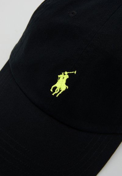 Polo Ralph Lauren COTTON CHINO BALL CAP - Boné - black/neon yellow