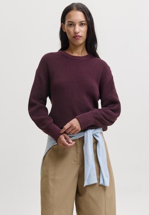 JJXX, JXMILA TWIST CREW NECK - Strickpullover - winetasting