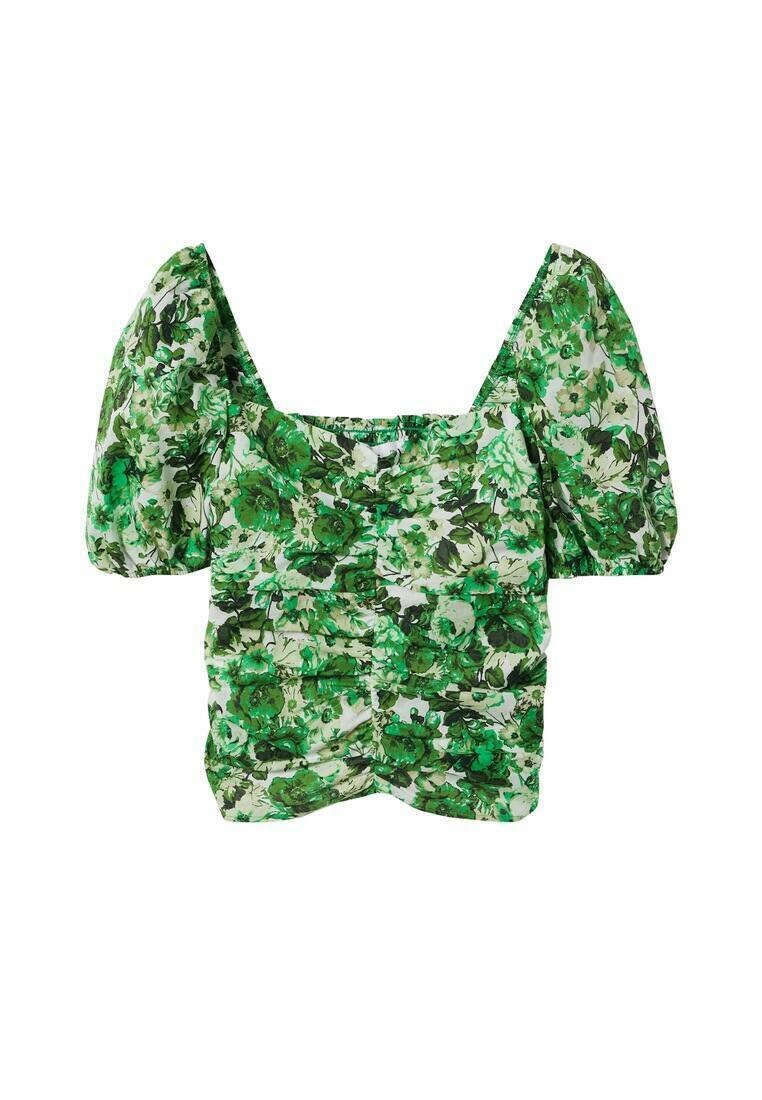 Mango Blouse groen