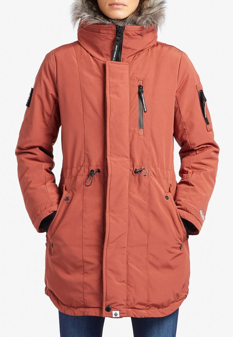 khujo Manteau d'hiver - orange