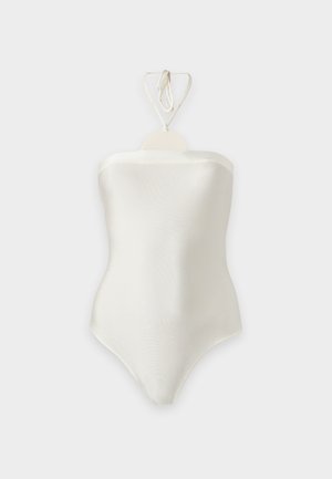 ADRIANA DEGREAS, SOLID APPLIQUÉ SWIMSUIT - Traje de baño - off white