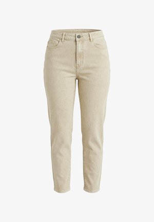 Ulla Popken, MOM-JEANS, STRETCHDENIM, 5-POCKET-STYLE, KOMFORTBUND - Mom jeans - beige