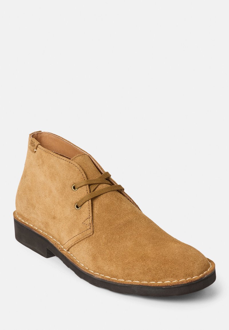 Polo by Ralph Lauren Tan Canvas Chukka Boots Polo Ralph Lauren Asher Chukka Boot Teak at CareOfCarl.com main image 3