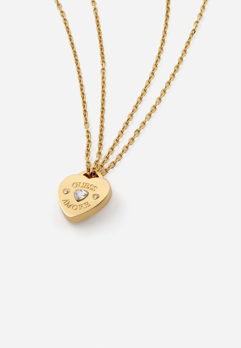 Fucsia CZ Micro Pave Cuore A Forma Di Mano Ciondolo/Charm, 18K Delicato Oro Palma Charm, Collana