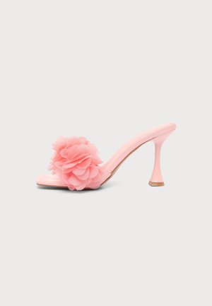 Simmi London KAZ - Μιουλ με τακούνι - pink pu/flower