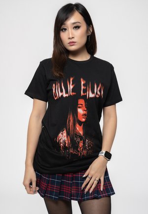 BILLIE EILISH SPOOKY PORTRAIT - Print T-shirt - black