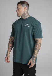 SIKSILK SCRIPT  - T-shirts print - green