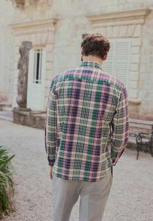 Next, REGULAR FIT - CHECK LONG SLEEVE SHIRT - Hemd - ecru madras