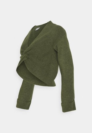 MAMALICIOUS MLSVALA CROP - Jumper - winter moss