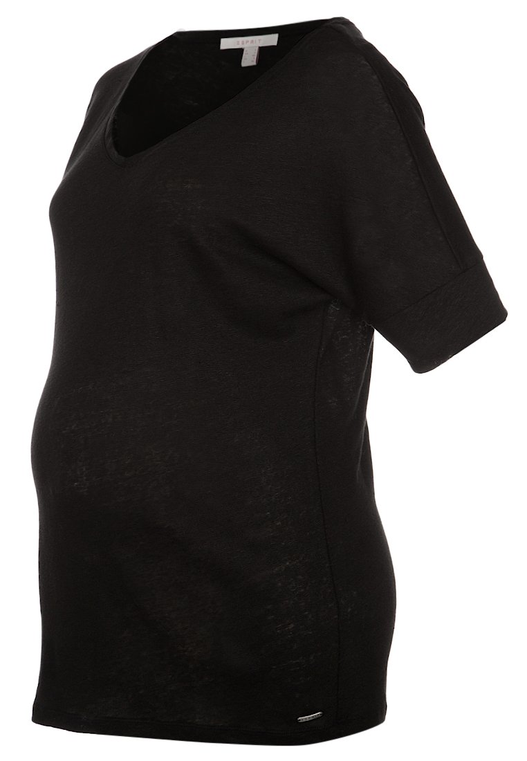 Esprit Maternity T-shirt basic zwart
