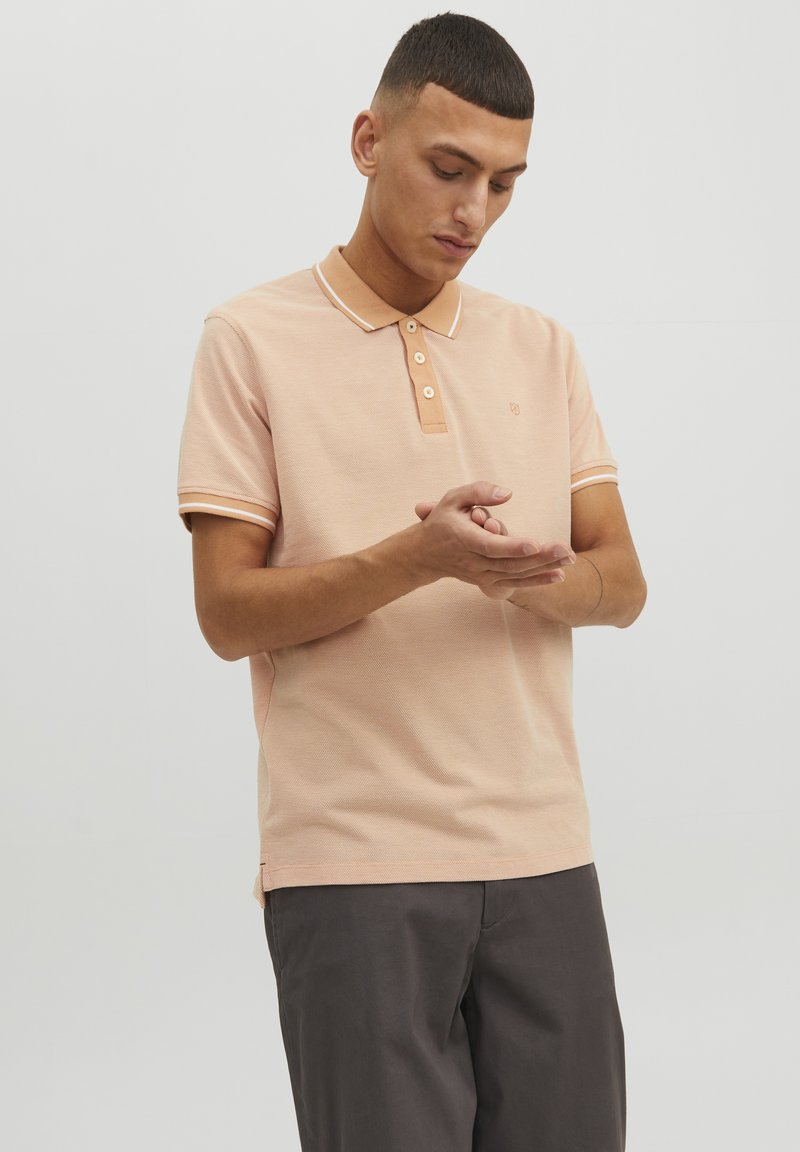 Jack & Jones PREMIUM JPRBLUWIN SS STS - Polo - toast