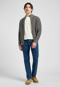 Lee LONG SLEEVE - Chaqueta de punto - smoke gray
