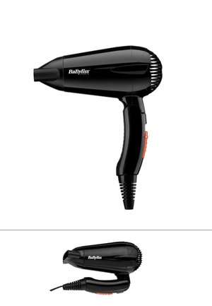 BaByliss, TRAVEL DRY 2000 - Haardroger - black/orange