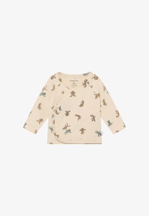 Noppies, LANGARMSHIRT ALL OVER PRINT - T-shirt à manches longues - buttercream