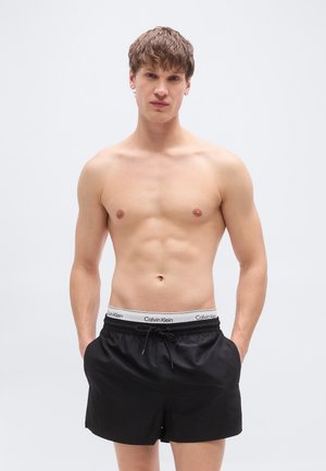 SHORT DRAWSTRING ESSENTIALS - Kopalne hlače - black