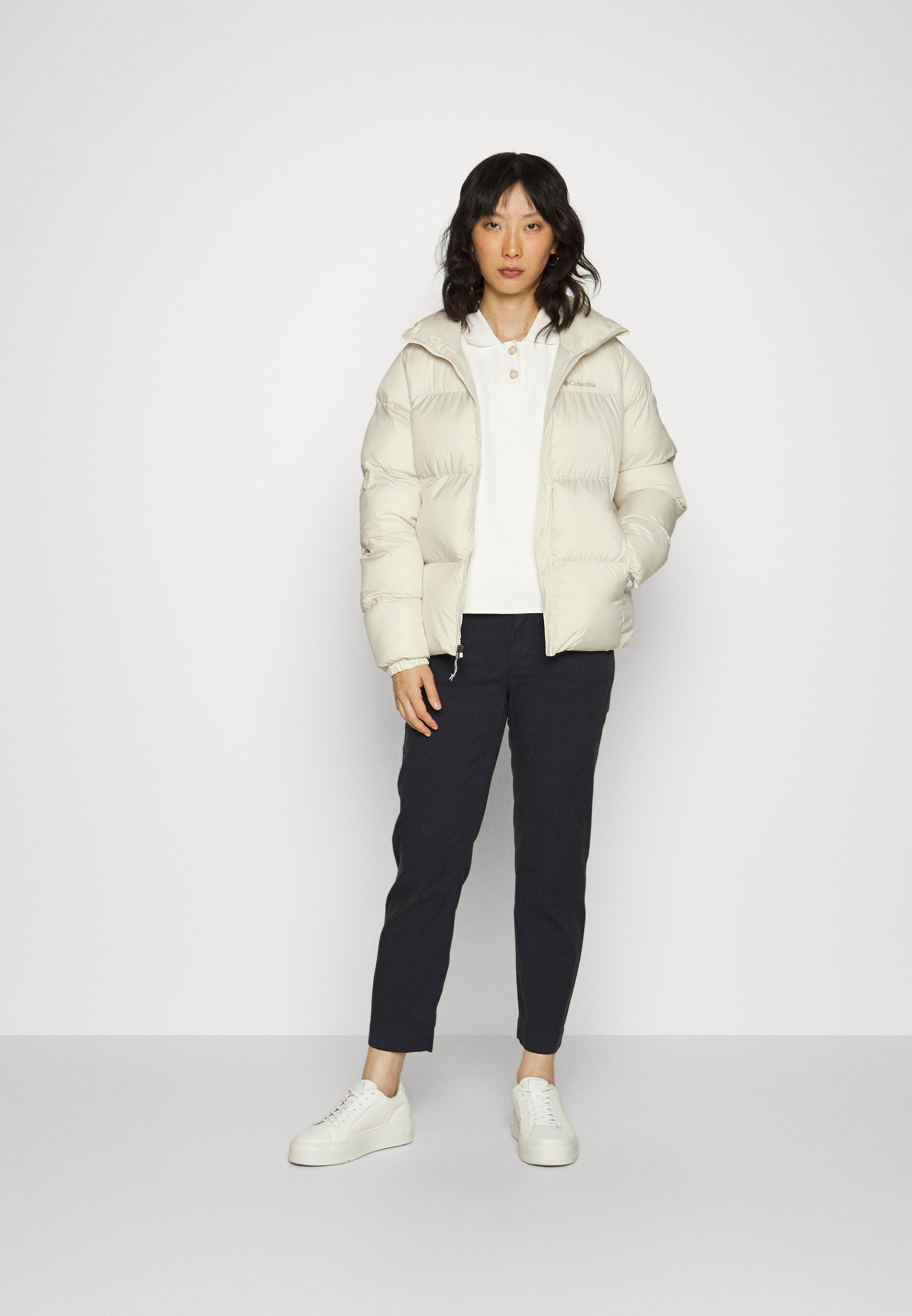 Columbia hooded puffer jacket テック ホワイト Columbia PUFFECT JACKET - Giacca invernale - chalk/avorio - Zalando.it