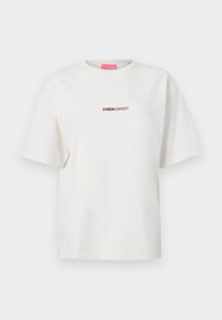 JXSANDRA LOOSE SS TEE JRS - T-Shirt print - egret