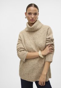 VMINGRID LS COWLNECK - Jumper - silver mink