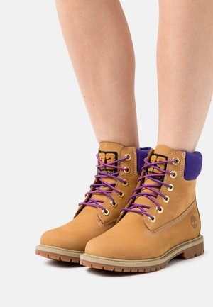 6IN HERT CUPSOLE - Lace-up ankle boots - wheat/purple