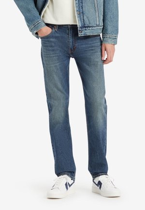Tapered-Farkut - blue denim