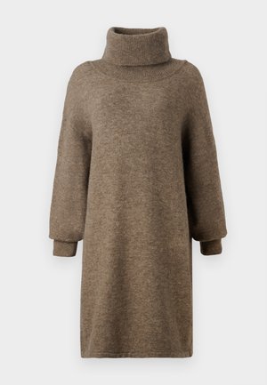 CLOSED ROLLI DRESS SHORT - Strickkleid - clay beige