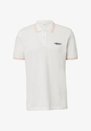 s.Oliver, MIT KONTRASTDETAILS UND LOGO - Polo - weiß