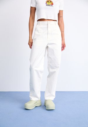 NORRIS SINGLE KNEE PANT - Nohavice - wax