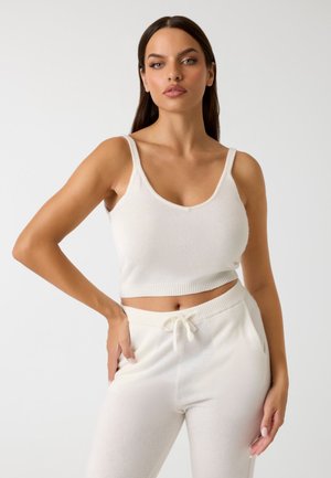 MAGGIE TANK - Pyjamashirt - creme