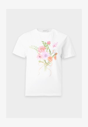Even&Odd, T-shirt imprimé - white