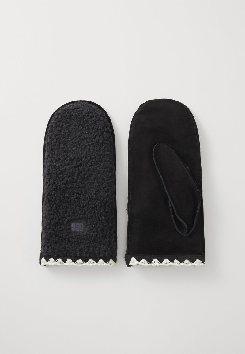 UGG UGGFLUFF SCALLOPED MITTEN - Wanten - black