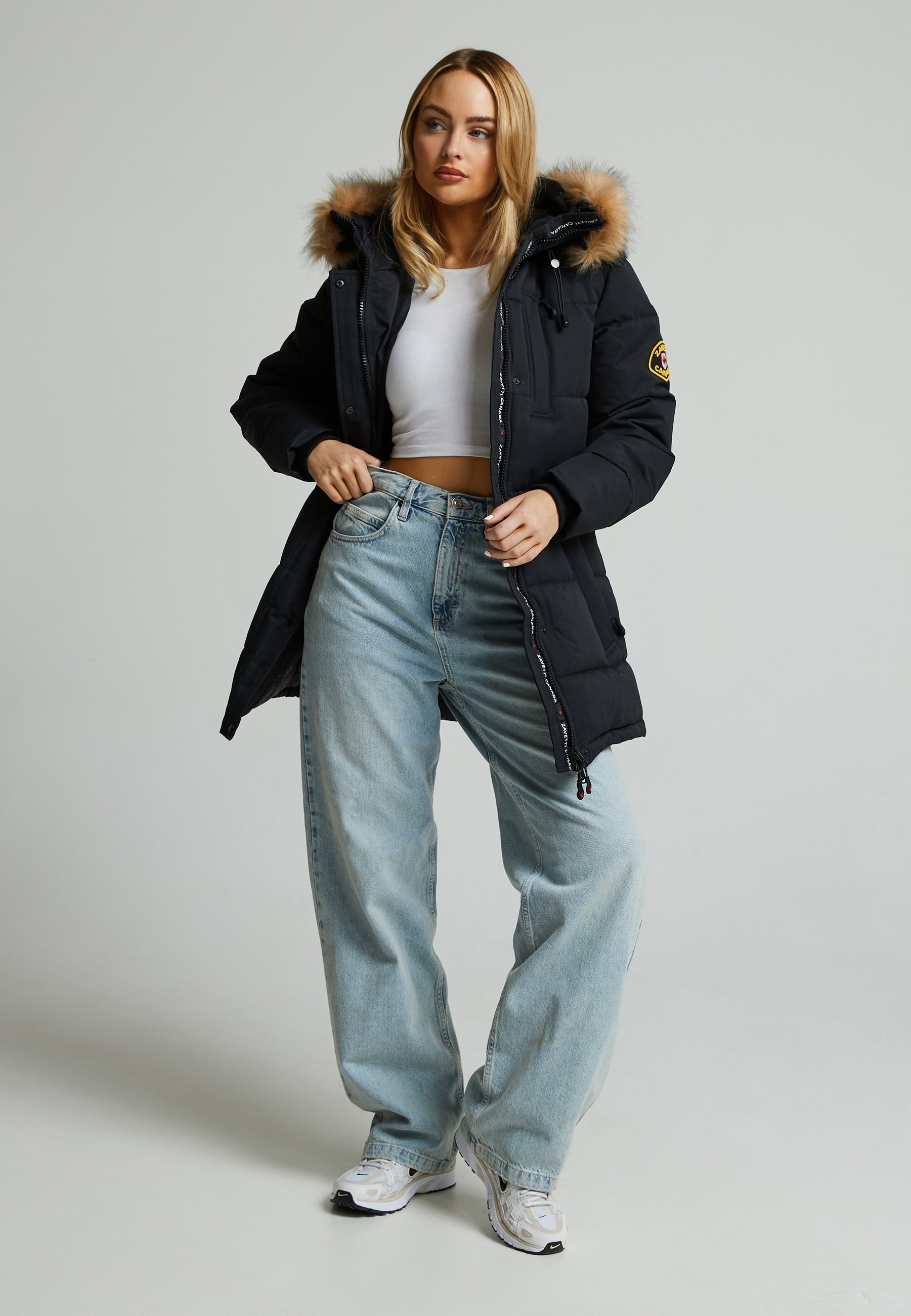 Zavetti Canada GOSHAWA PUFFER - Wintermantel - jet black/zwart