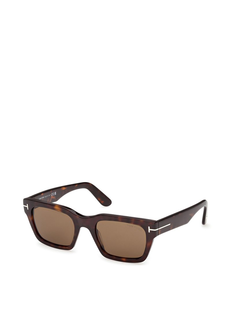Tom Ford ANDY - Sunglasses - dark avana brown/brown - Zalando