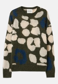 INTARSIA JUMPER - Striktrøje - forest green