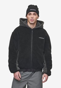 Pegador ABSECON JACKET - Fleecejas - black/anthracite