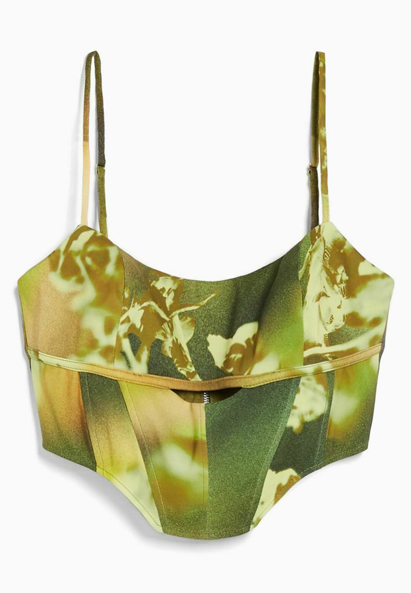 Bershka Top groen Bershka Top groen