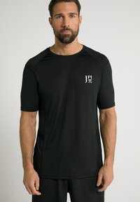 JP1880 - T-shirt basic - black Miniatuurafbeelding 1