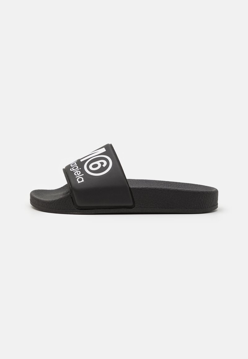 MM6 Maison Margiela - UNISEX - Pantoletai - black/white, Padidinti