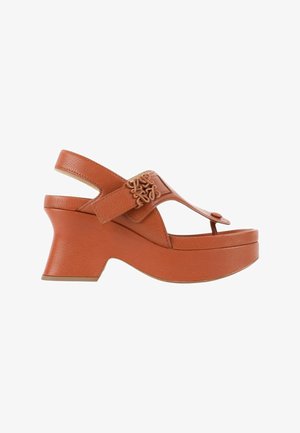 Loewe, Sandales tongs - camel