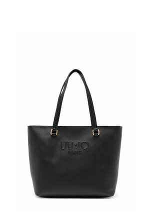 Sac Tote Liu Jo Noir - Double Poignée, Bandoulière Amovible, Fermeture Zippée, Polyester, Dimensions 25x20x8 Cm