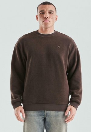 Sweatshirt - dunkelbraun