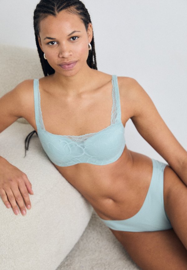 BODY MAKE UP ILLUSION HIGHLEG TAI - Briefs - misty turquoise3